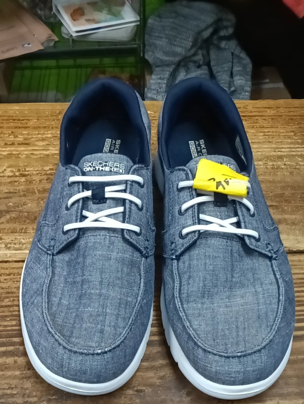 Skechers Men's Denim Blue Boat Shoes